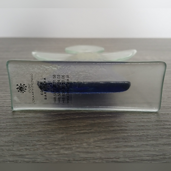 Vintage Polish Fused Glass Heavenly Angel Handmade - Picture 13 of 13